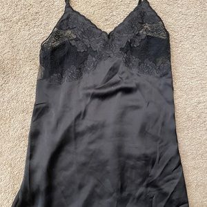 Forever 21 black slip dress